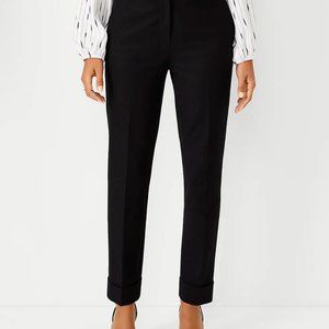 Ann Taylor The Ankle High Rise Pants Size 10 Black Casual Work Business